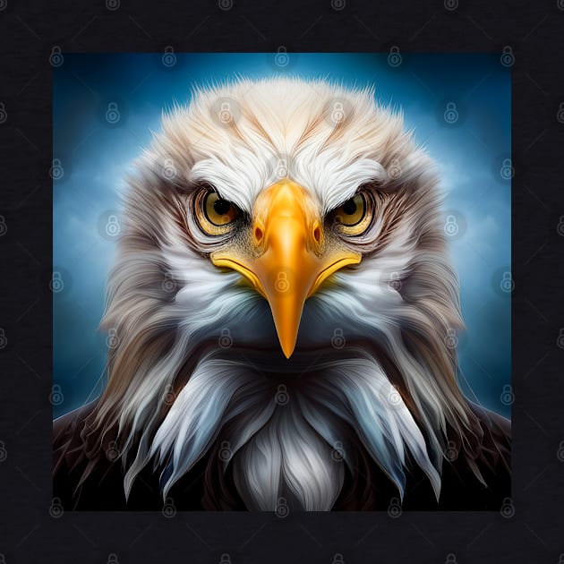 Bald Eagle Forward Facing by Matt's Wild Designs